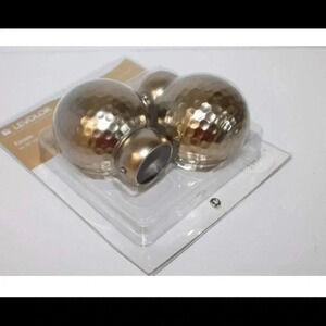 Levolor Hammered Ball Curtain Rod Finials 1 3/8”